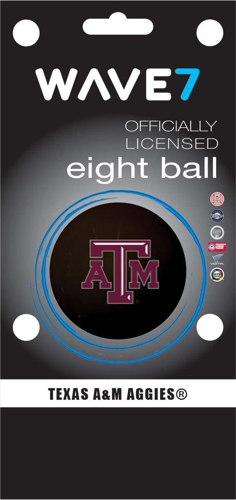TEXAS A&M EIGHT BALL BLACK - TAMBBE100