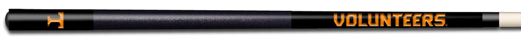 TENNESSEE COLOR ENGRAVED BILLIARD CUE ORANGE / BLACK - TENBCE914