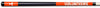 TENNESSEE COLOR ENGRAVED BILLIARD CUE WHITE / ORANGE - TENBCE931