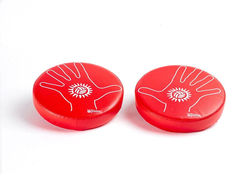 Tandem Sport TSROUNDBLOCKPAD Round Blocking Pad Set - Red