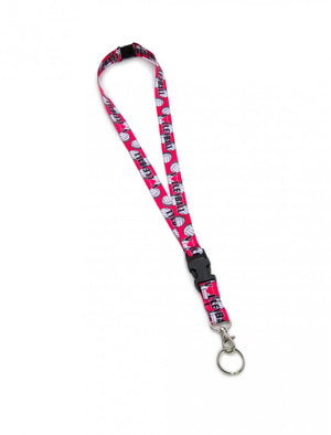 Tandem Sport TSPINKLANYARD 19 in. Volleyball Lanyard  Pink