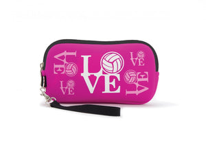 Tandem Sport TSVBALLCLUTCH 7 x 4 in. Volleyball Clutch Pouch