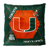 Official NCAA Connector Double Sided Velvet Pillow Connector - Miami - Northwest