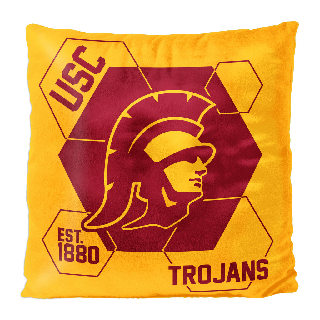 Official NCAA Connector Double Sided Velvet Pillow Connector - Usc - Northwest