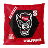 Official NCAA Connector Double Sided Velvet Pillow Connector - Nc State - Northwest
