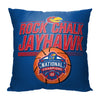 Kansas Jayhawks 2022 NCAA National Basketball Champions Pillow - Northwest