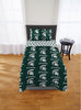 Official NCAA Twin Bed In Bag Set Michigan State University - Rotary  - Northwest
