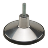 Action TP5069 Large Leg Leveler  - Set of 4, Chrome Finish Table Parts and Repair
