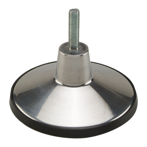 Action TP5069 Large Leg Leveler  - Set of 4, Chrome Finish Table Parts and Repair