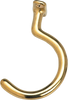Action TPHKSF Small Facemount Hook  - Small, Brass Table Parts and Repair