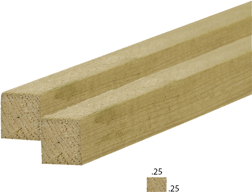 Action TPWFS Wood Feather Strips - Set of 6 Table Parts and Repair