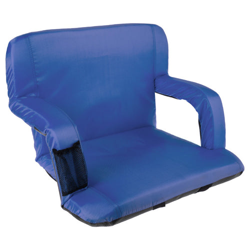 Wakeman 75-CMP1093 Wide Stadium Seat Chair Bleacher Cushion - Blue