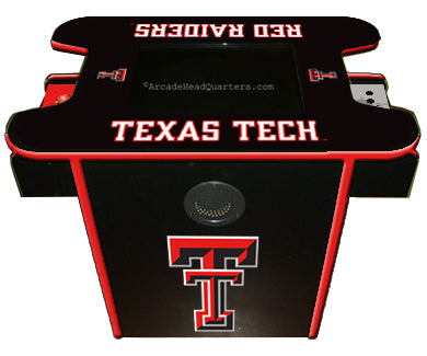 TEXAS TECH ARCADE CONSOLE TABLE GAME BLACK - TXTAGC100