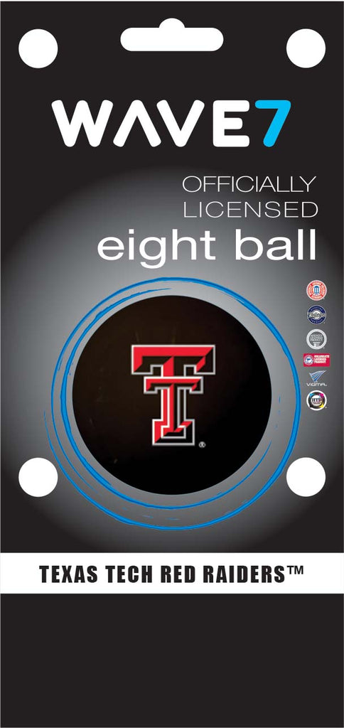 TEXAS TECH EIGHT BALL BLACK - TXTBBE100