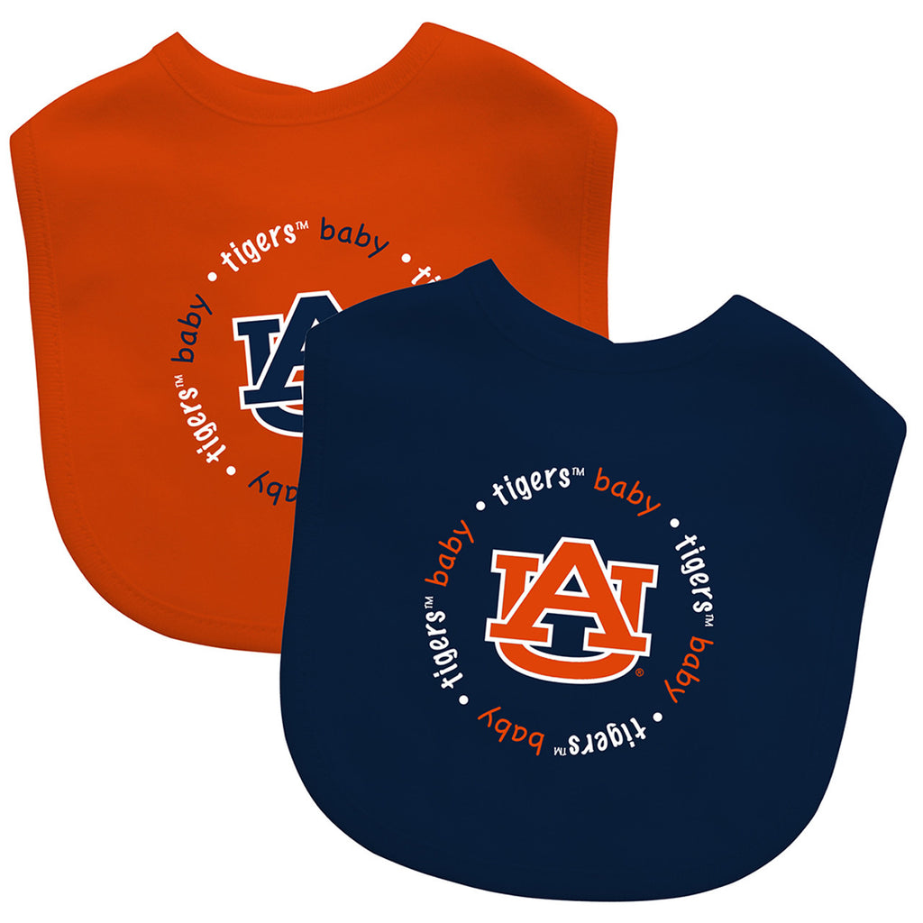 Auburn Tigers Baby Bib 2 Pack - Masterpieces Puzzle Company