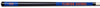 FLORIDA COLOR ENGRAVED BILLIARD CUE ORANGE / BLUE - UFLBCE921