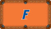 FLORIDA BILLIARD TABLE FELT - RECREATIONAL ORANGE - UFLBTF312-9R