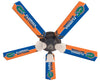 FLORIDA CEILING FAN - 52'' BLUE/ORANGE - UFLFAN100-52