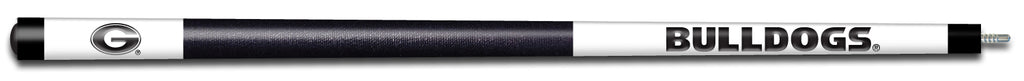 GEORGIA  ENGRAVED BILLIARD CUE WHITE / BLACK - UGABCE104