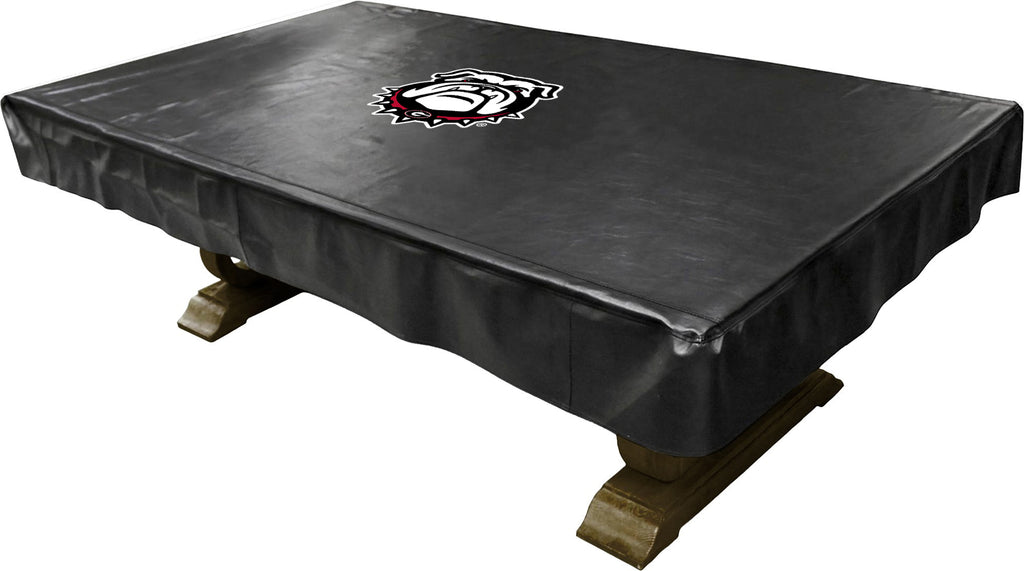 GEORGIA  BILLIARD TABLE COVER BLACK - UGABTC300ST-8