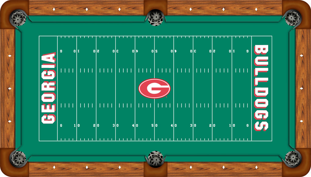 GEORGIA BILLIARD TABLE FELT - RECREATIONAL GRIDIRON - UGABTF000-9R