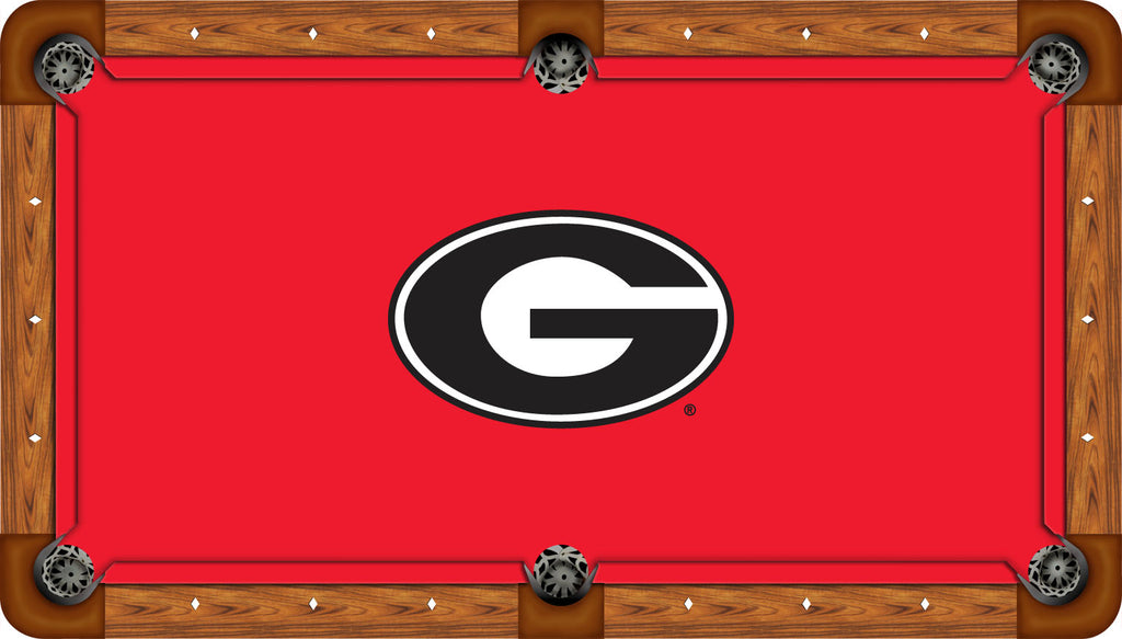 GEORGIA BILLIARD TABLE FELT - RECREATIONAL RED - UGABTF121-9R