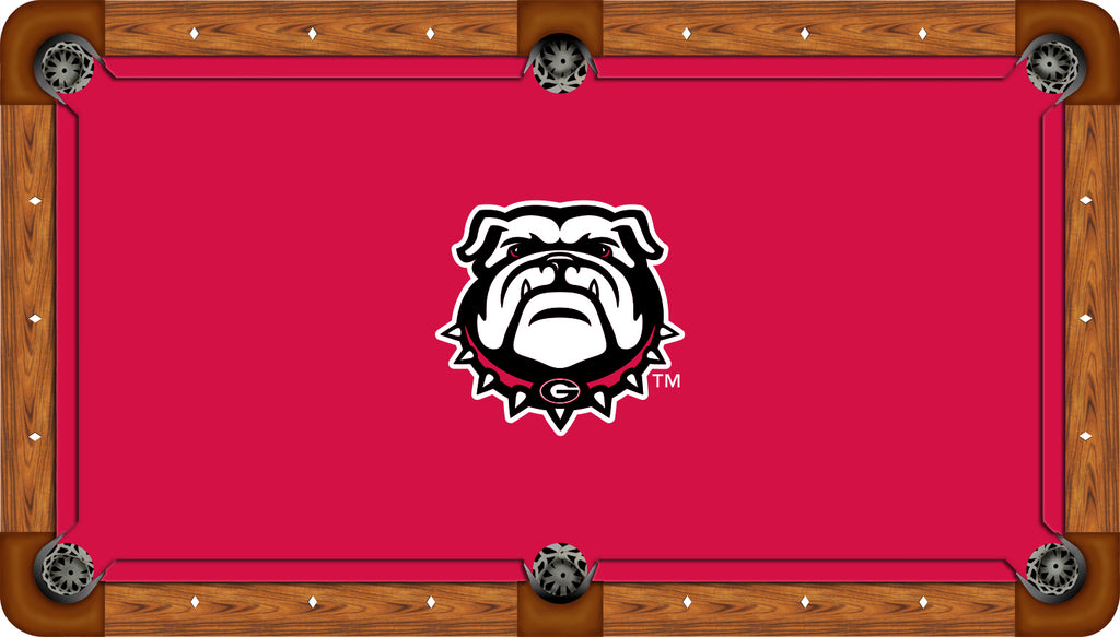 GEORGIA BILLIARD TABLE FELT - RECREATIONAL RED - UGABTF301-9R