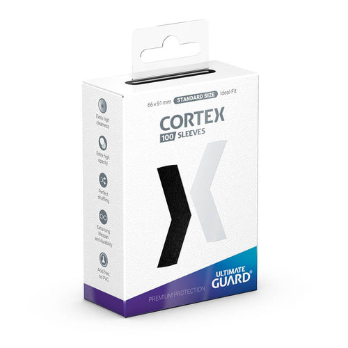 Ultimate Guard -  Ugd Cortex - Cortex Sleeves: Standard Size Matte Black (100Ct)