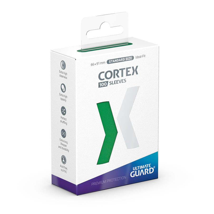 Ultimate Guard -  Ugd Cortex - Cortex Sleeves: Standard Size Matte Green (100Ct)