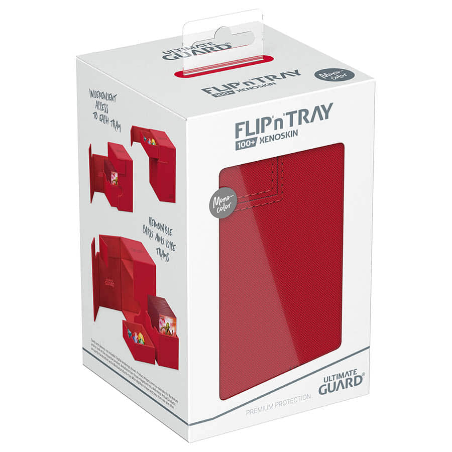 Ultimate Guard -  Ugd Premium Boxes - Deck Case 100+ Flip'n'tray Monocolor Red
