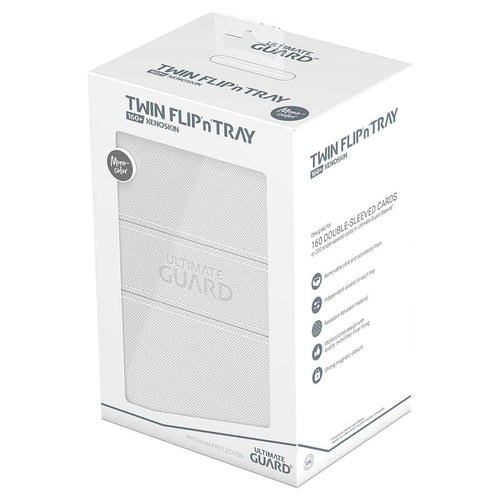 Ultimate Guard -  Ugd Premium Boxes - Twin Flip'n'tray Deck Case 160+ Monocolor White