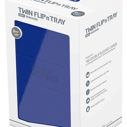 Ultimate Guard -  Ugd Premium Boxes - Twin Flip'n'tray Deck Case 160+ Monocolor Blue