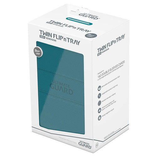 Ultimate Guard -  Ugd Premium Boxes - Twin Flip'n'tray Deck Case 160+ Monocolor Petrol