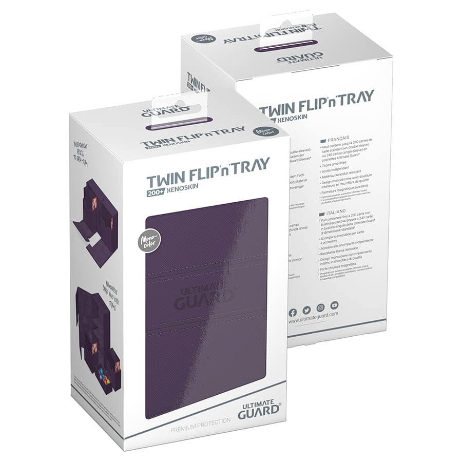 Ultimate Guard -  Ugd Premium Boxes - Twin Flip'n'tray Deck Case 200+ Purple