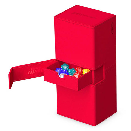 Ultimate Guard -  Ugd Premium Boxes - Deck Case 266+ Twin Flip'n'tray: Red