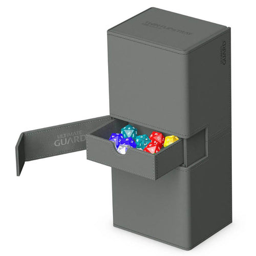 Ultimate Guard -  Ugd Premium Boxes - Deck Case 266+ Twin Flip'n'tray: Grey