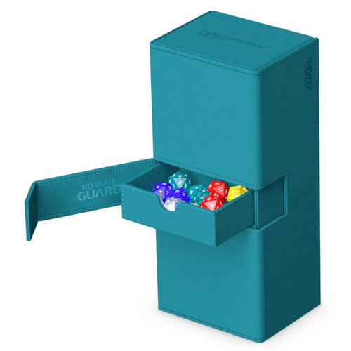 Ultimate Guard -  Ugd Premium Boxes - Deck Case 266+ Twin Flip'n'tray: Petrol