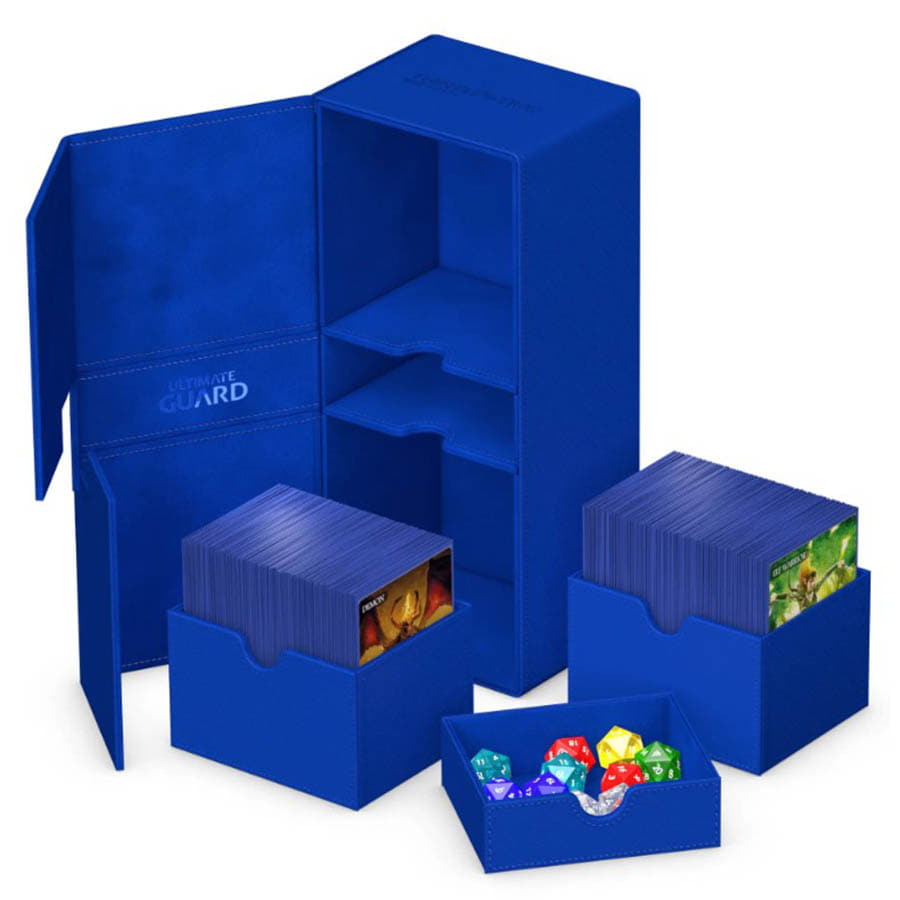 Ultimate Guard -  Ugd Premium Boxes - Deck Case 266+ Twin Flip'n'tray: Blue