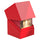 Ultimate Guard -  Ugd Boulder - Deck Case 100+ Boulder: Solid Red