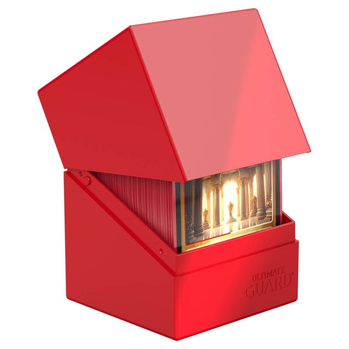 Ultimate Guard -  Ugd Boulder - Deck Case 100+ Boulder: Solid Red