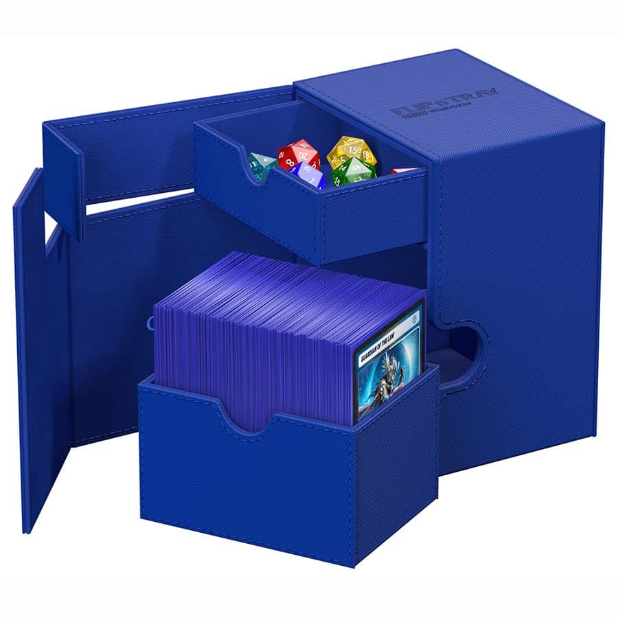 Ultimate Guard -  Ugd Premium Boxes - Deck Case 133+ Flip'n'tray: Monocolor Blue
