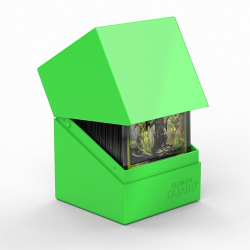 Ultimate Guard -  Solid Boulder - Deck Case 100+ Boulder: Solid Neon Green