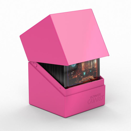 Ultimate Guard -  Solid Boulder - Deck Case 100+ Boulder: Solid Neon Pink