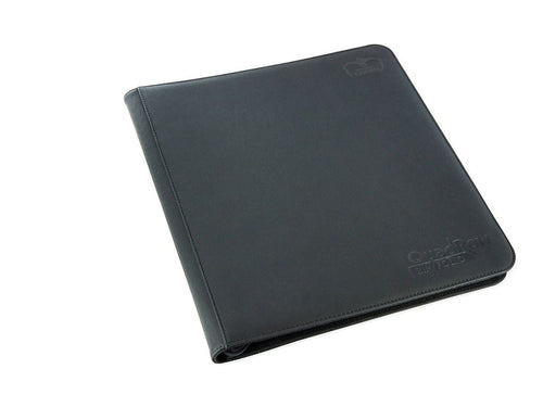 Ultimate Guard - Ultimate Guard 12-Pocket Quadrow Zipfolio Xenoskin Black