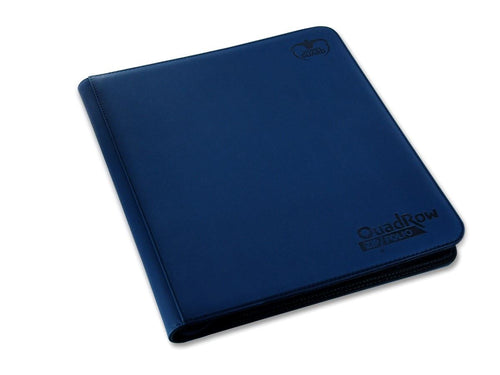Ultimate Guard - Ultimate Guard 12-Pocket Quadrow Zipfolio Xenoskin Dark Blue