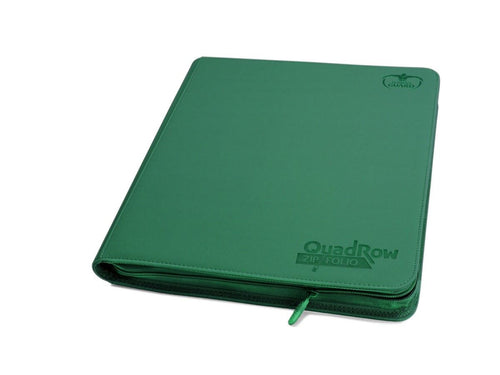 Ultimate Guard - Ultimate Guard 12-Pocket Quadrow Zipfolio Xenoskin Green