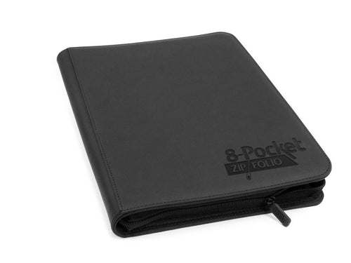 Ultimate Guard - Ultimate Guard 8-Pocket Zipfolio Xenoskin Black