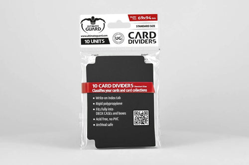 Ultimate Guard - Ultimate Guard Card Dividers Standard Size Black