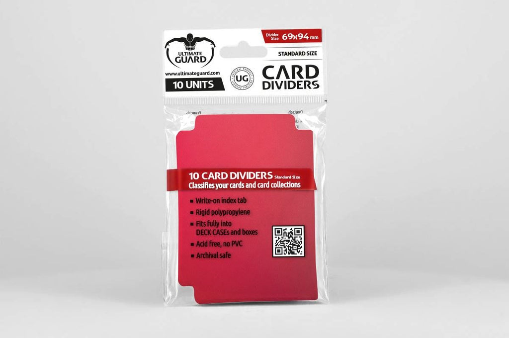 Ultimate Guard - Ultimate Guard Card Dividers Standard Size Red
