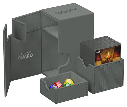Ultimate Guard - Ultimate Guard Flip`N`Tray 80+ Monocolor Grey